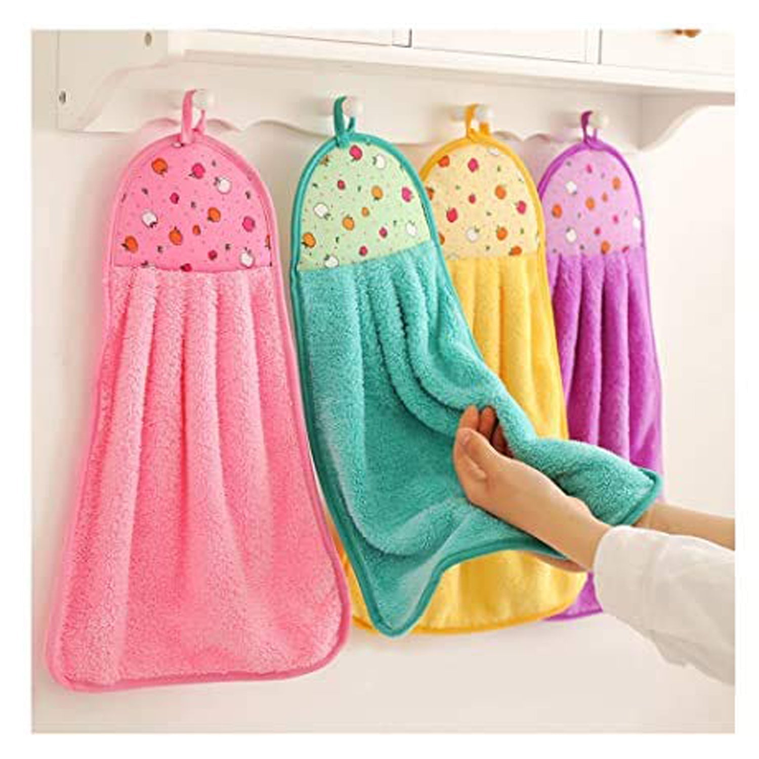 Microfiber wash Basin Hanging Hand Towel ( 1pc )