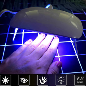 UV LED Lamp Nail Dryer Mini Portable Nail Lamp Professional (1 Pc)