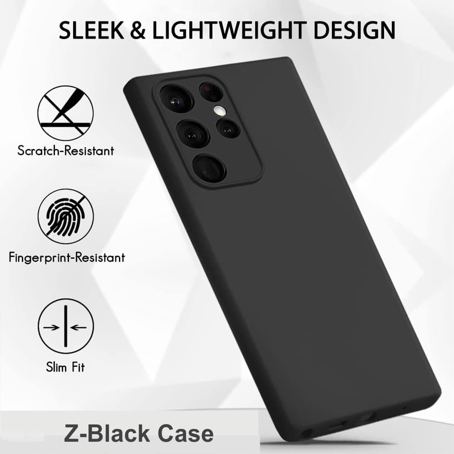 Z-Black Matte Case For Oneplus