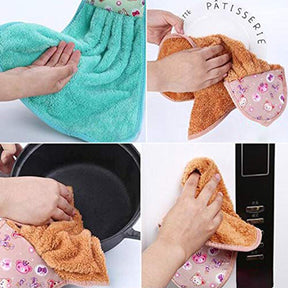 Microfiber wash Basin Hanging Hand Towel ( 1pc )