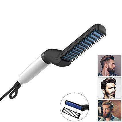 Men's Beard and Hair Curling Straightener (Modelling Comb)