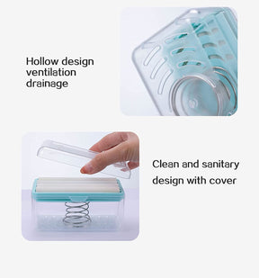 2-IN-1 PORTABLE SOAP ROLLER DISH & SOAP DISPENSER