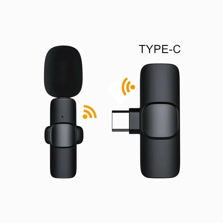 Intelligent Noise Cancelling Microphone for Type-C Wireless Lapel Collar Microphone